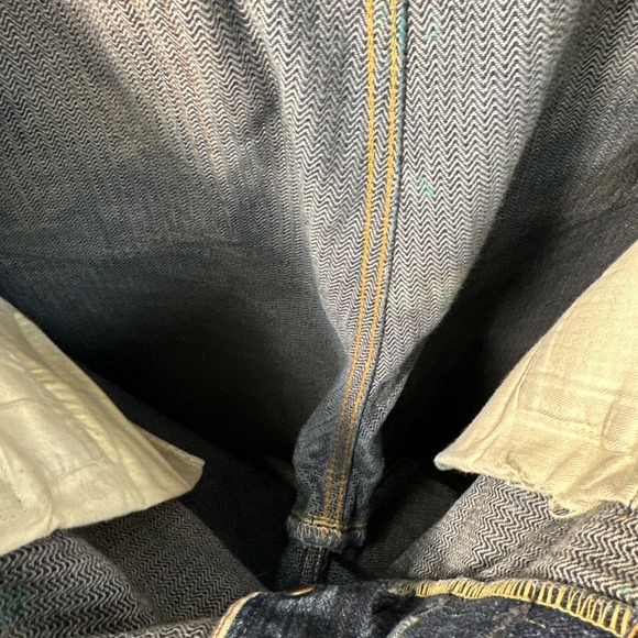 Graph Zero 086-441-9056 16oz Japanese Selvedge Denim Jeans Slim Straight Size 36 - Picture 8 of 14